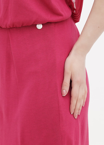 Фуксиновое (цвета Фуксия) кэжуал платье Liu Jo однотонное
