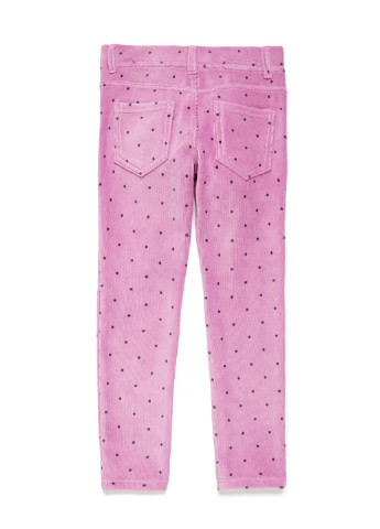 Розовые демисезонные зауженные джинсы United Colors of Benetton