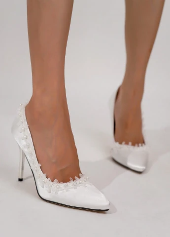 SHEIN Туфли лодочки белый з текстиль, китай — демисезон (331110533)