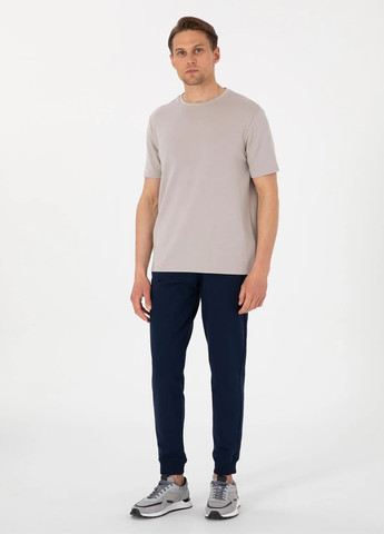 Темно-синие кэжуал демисезонные джоггеры брюки Pierre Cardin