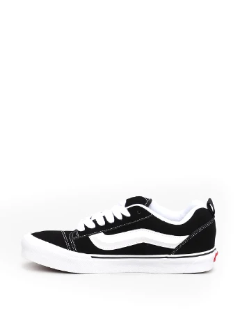 Черные кеды Vans KNU SKOOL с логотипом, с белой подошвой