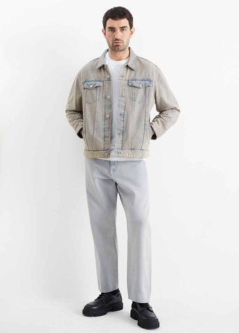 Сіро-голубий демісезонна куртка C&A