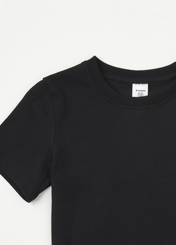 Черная летняя футболка Garnamama