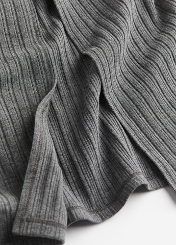 Сіра кежуал сукня поло H&M однотонна