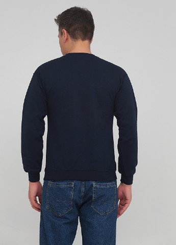 Темно-синій світшот Blue 84 напис без декору (361959988)