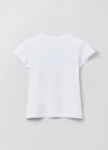 Белая летняя футболка OVS