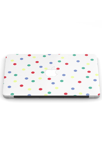 Чохол пластиковий для Apple MacBook Pro Retina 13 A1502 / А1425 Різнобарвний горох (6352-2781) MobiPrint (219124652)