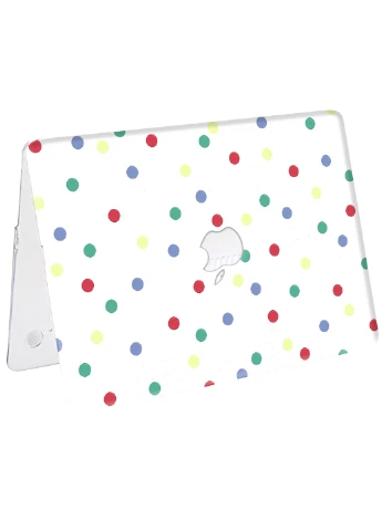 Чохол пластиковий для Apple MacBook Pro Retina 13 A1502 / А1425 Різнобарвний горох (6352-2781) MobiPrint (219124652)