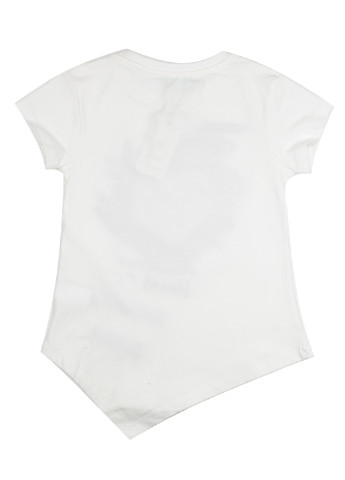 Молочная летняя футболка с коротким рукавом Cichlid