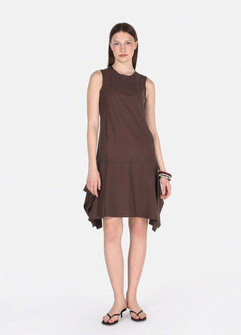 Кавова кежуал сукня Colin's однотонна