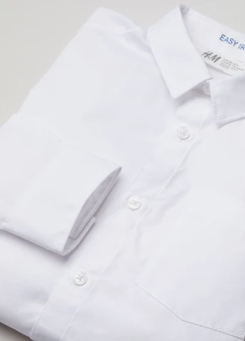 Белая классическая рубашка H&M