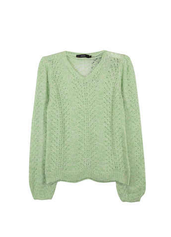 Салатовий демісезонний светр пуловер Vero Moda