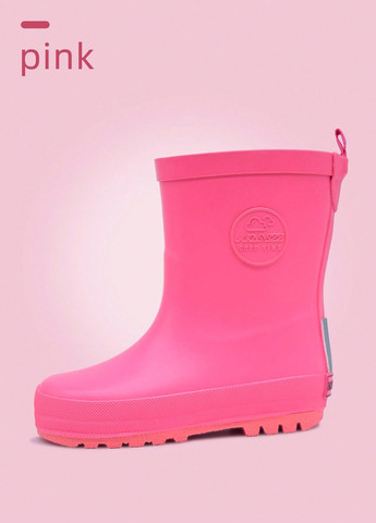 Малиновые резиновые сапоги SHEIN