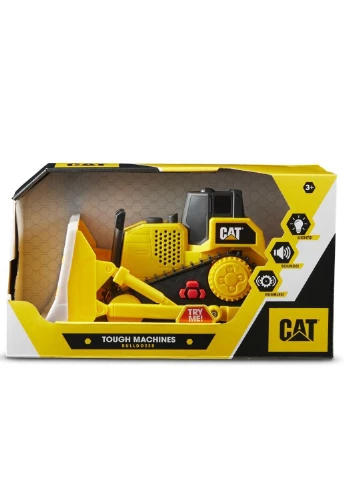 Спецтехника CAT Крепкие помощники Бульдозер со светом и звуком 25 см (82287) Funrise (252234007)