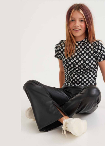 Черные демисезонные леггинсы H&M