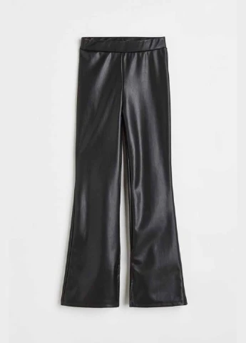 Черные демисезонные леггинсы H&M