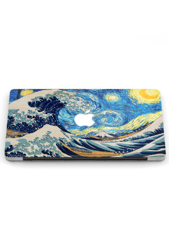 Чохол пластиковий для Apple MacBook Pro 13 A1278 Нагасакі Велика Хвиля (Van Gogh) (6347-1847) MobiPrint (218539765)