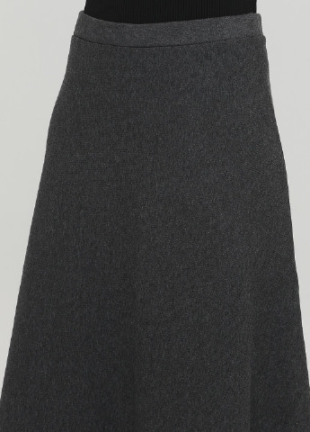 Темно-серая кэжуал меланж юбка Bebe Plus клешированная