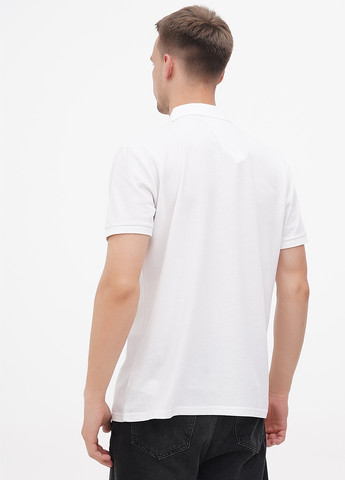 Белая футболка-поло для мужчин Iceberg с логотипом