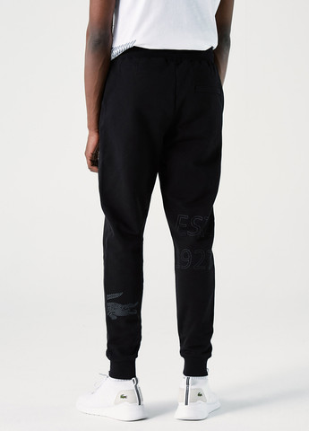 Черные кэжуал демисезонные джоггеры брюки Lacoste