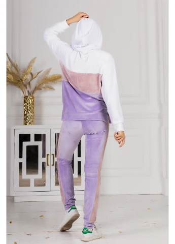 Спортивний костюм 221-2 M Ліловий N.N.C.Fashion (223458366)