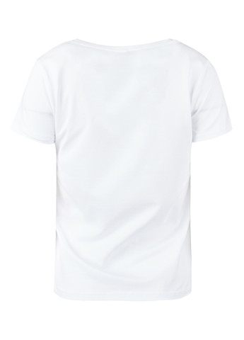 Біла літня футболка O! clothing