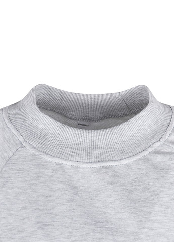 Светло-серый свитшот Garnamama надпись без декора (315448286)