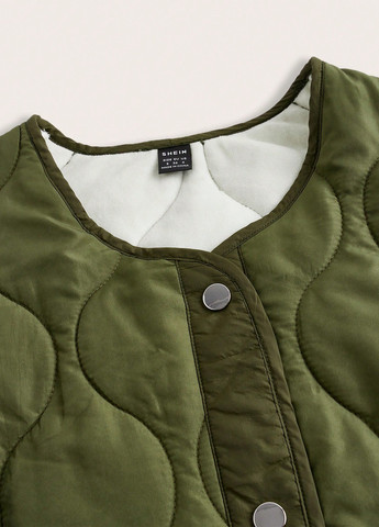 Зеленая зимняя куртка SHEIN