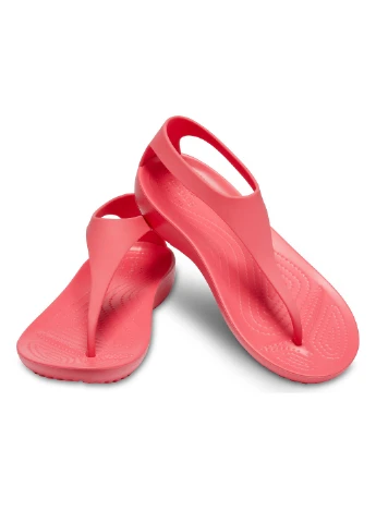 Розовые сандалии Crocs
