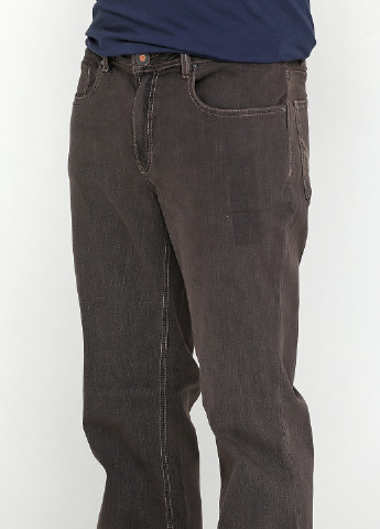 Серо-коричневые демисезонные джинсы HIS
