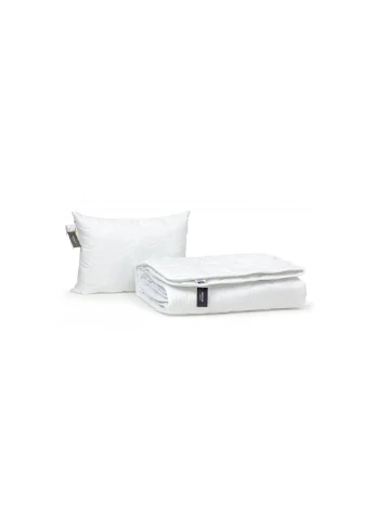 Ковдра MirSon Набір шовковий №1687 Eco Light White Ковдра 155х215+ подушка (2200002656931) No Brand (254014173)