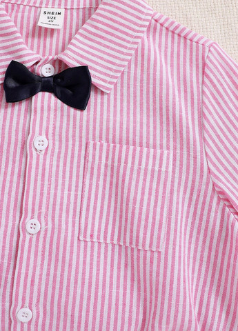 Комбінований демісезонний костюм (сорочка, метелик, штани, підтяжки) з сорочкою, брючний SHEIN