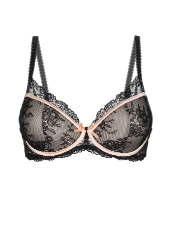 Молочный бюстгальтер жіночий push-up gracija-rim loretta 75b молочний/ракушка 70190 Gracija Rim с косточками полиамид