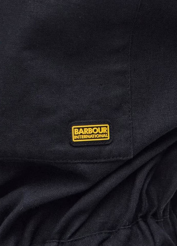 Комбинезон Barbour комбинезон-шорты однотонный чёрный кэжуал лен, хлопок