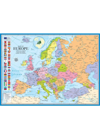 Пазл Карта Европы. 1000 элементов (6000-0789) Eurographics (252419430)