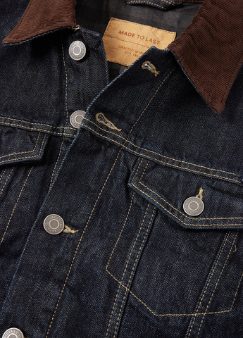 Темно-синя демісезонна куртка C&A