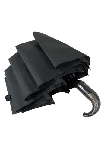Чорна чоловічий складний парасолька-напівавтомат 99 см Max (195705631)