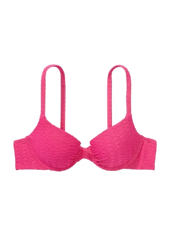 Розовый летний купальник (лиф, трусики) раздельный Victoria's Secret