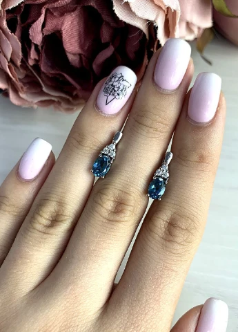 Сережки Silver Flame (152532982)