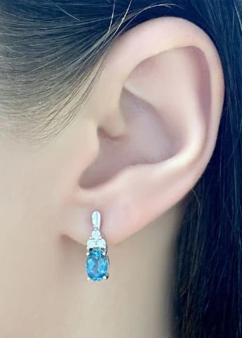 Сережки Silver Flame (152532982)