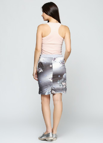 Темно-серая кэжуал юбка Moda Italia со средней талией