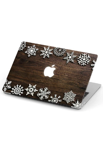 Чехол пластиковый для Apple MacBook Pro Retina 15 A1398 Снежинки (Snowflakes) (6353-2324) MobiPrint (218987598)