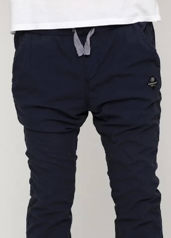 Темно-синие кэжуал демисезонные зауженные брюки Long Board