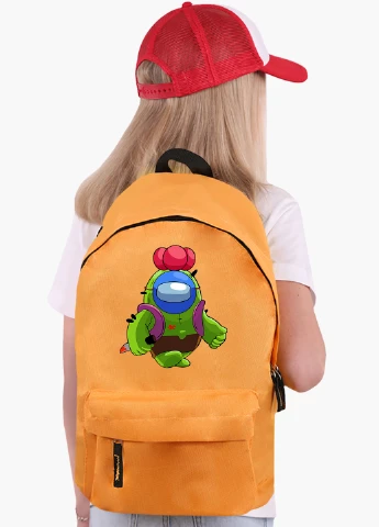 Детский рюкзак Спайк Бравл Старс Амонг Ас (Spike Brawl Stars with Pin Among Us) (9263-2599) MobiPrint (217074891)