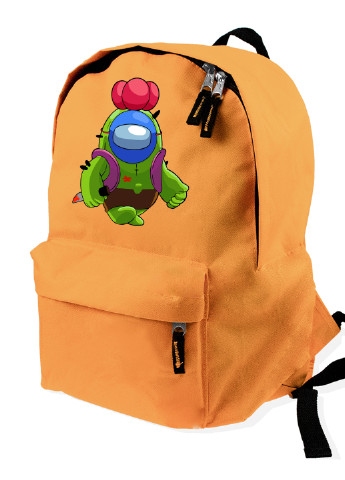 Детский рюкзак Спайк Бравл Старс Амонг Ас (Spike Brawl Stars with Pin Among Us) (9263-2599) MobiPrint (217074891)