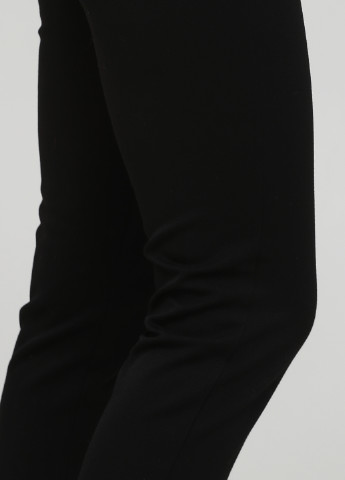 Черные классические демисезонные укороченные, зауженные брюки Kookai