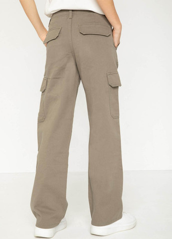 Светло-коричневые кэжуал демисезонные карго брюки Reporter Young