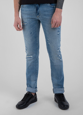 Голубые демисезонные джинсы DOLCE&GABBANA