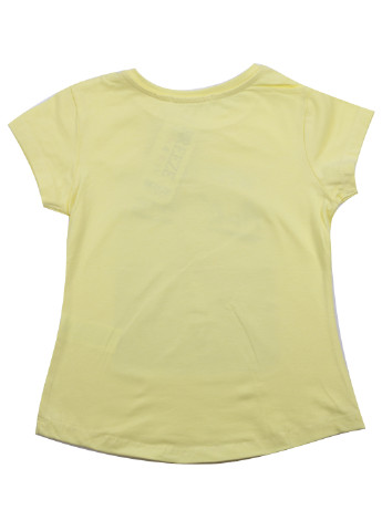 Желтая летняя футболка Breeze