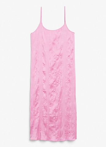 Розовое кэжуал платье платье-комбинация Monki однотонное